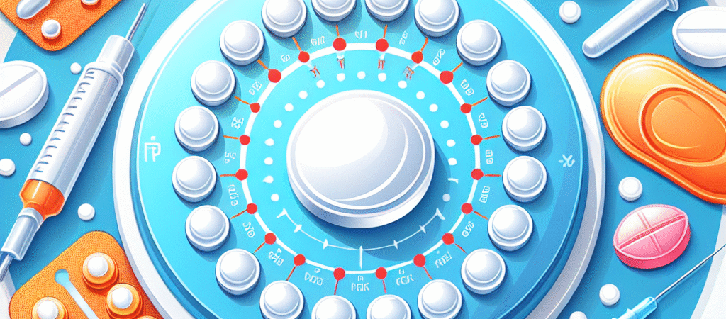 Pilule oestroprogestative : bloque l’ovulation, rend les cycles artificiels.